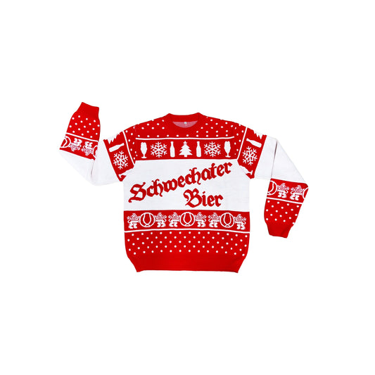 Schwechater Retro Weihnachtspullover